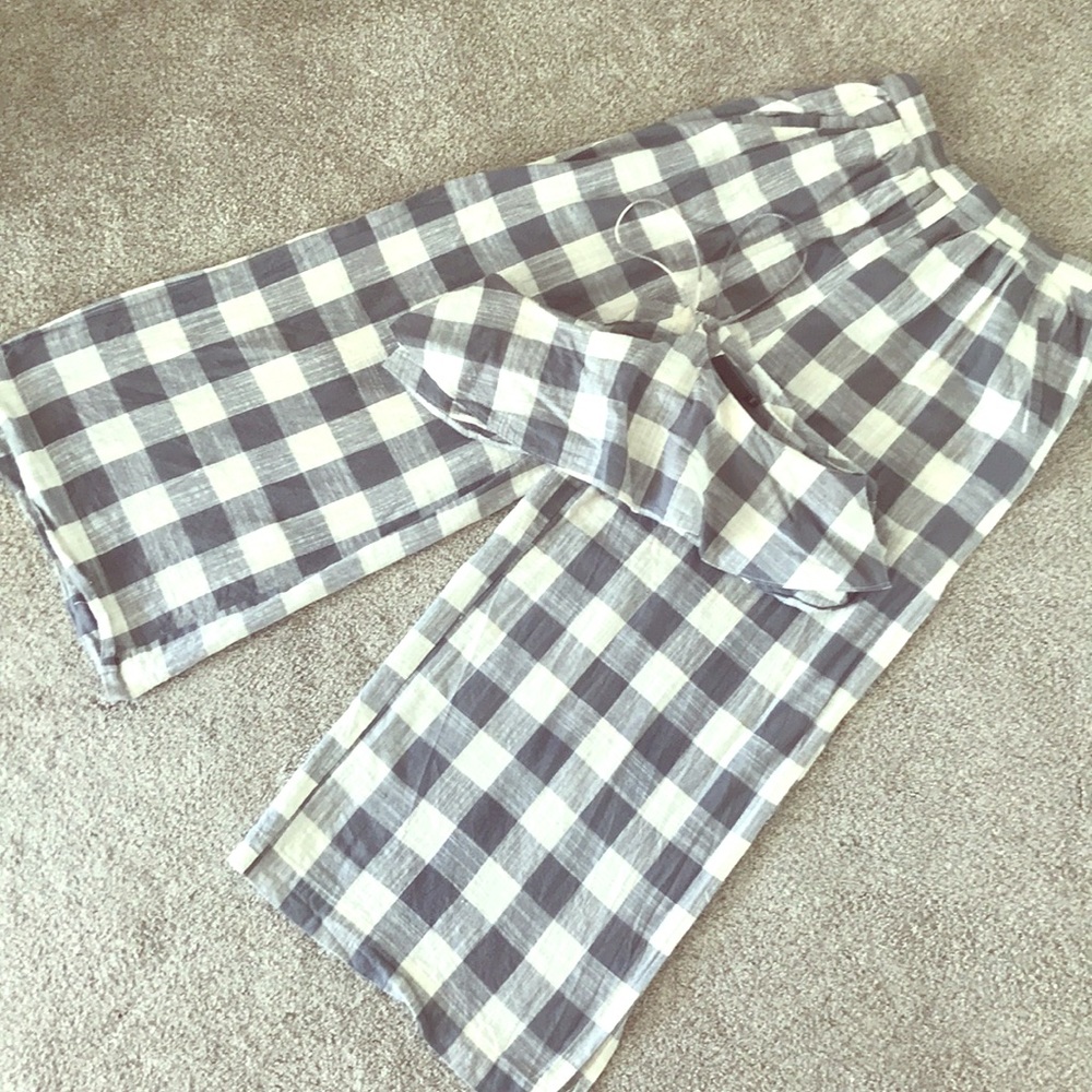 Nightwalker x Forever 21 pants and crop top set